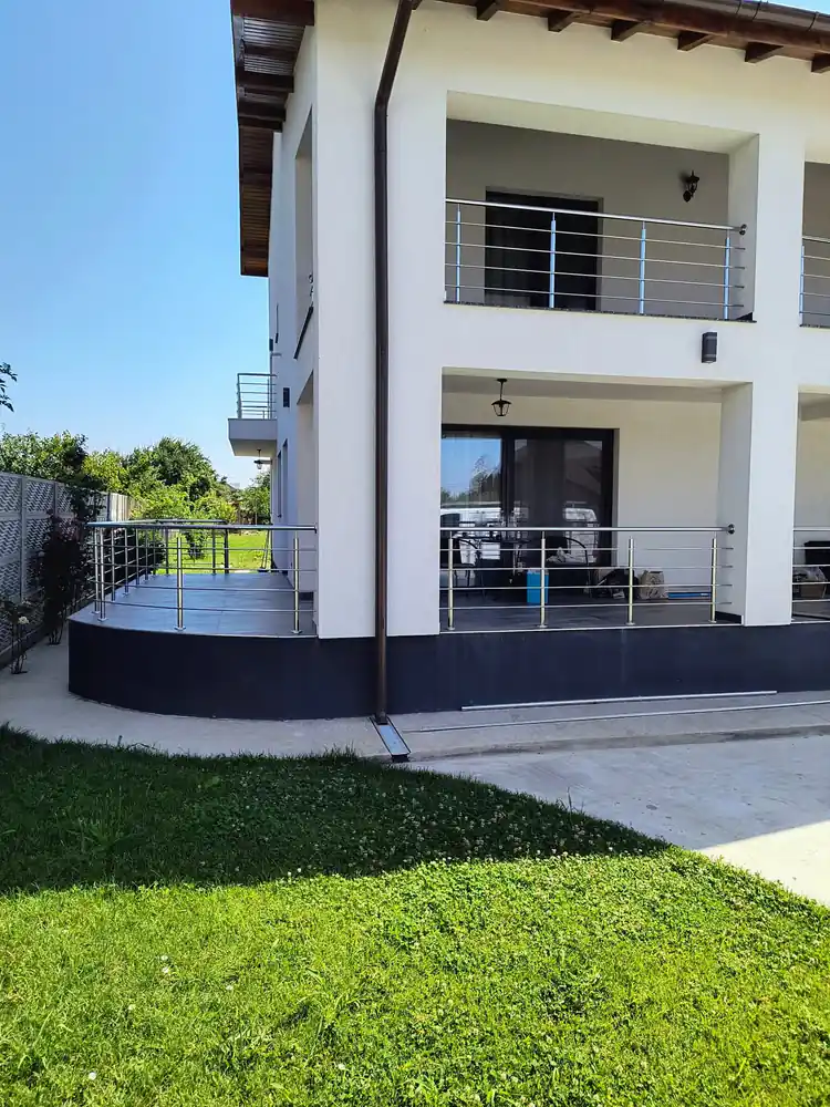 Balustradă inox balcon - lucrare Real Inox 7