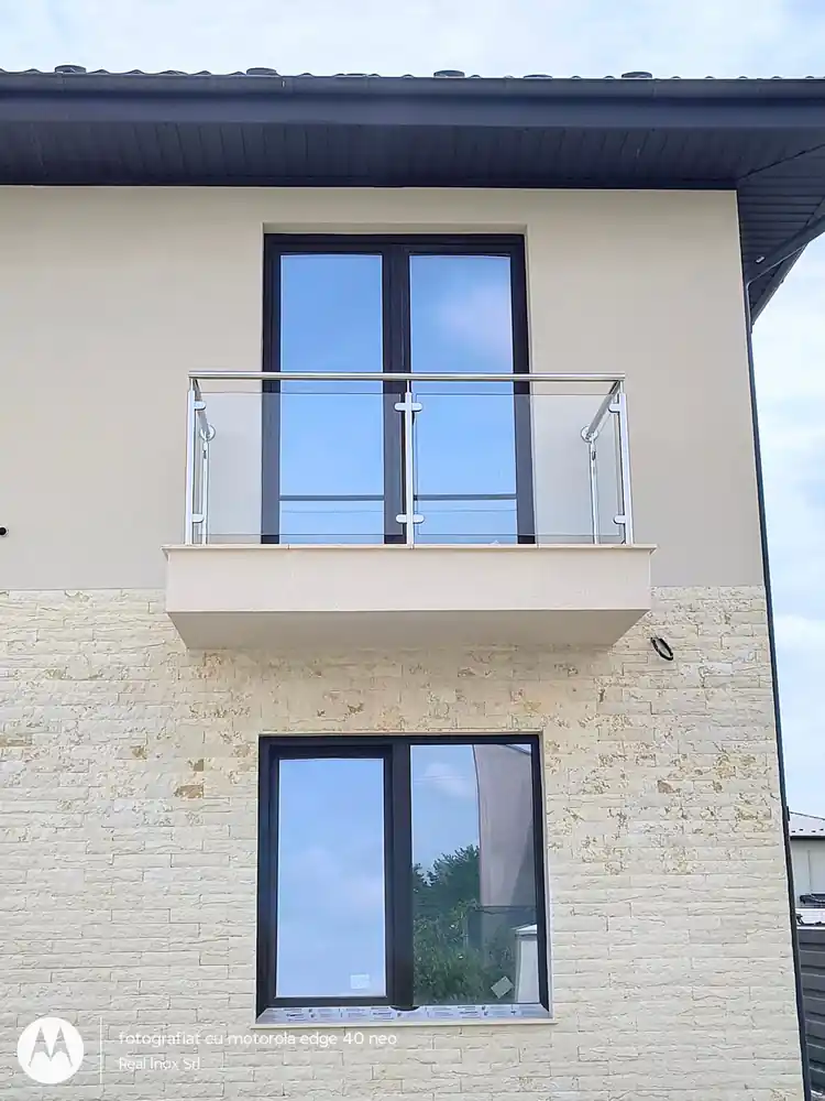 Balustradă inox balcon - lucrare Real Inox 31