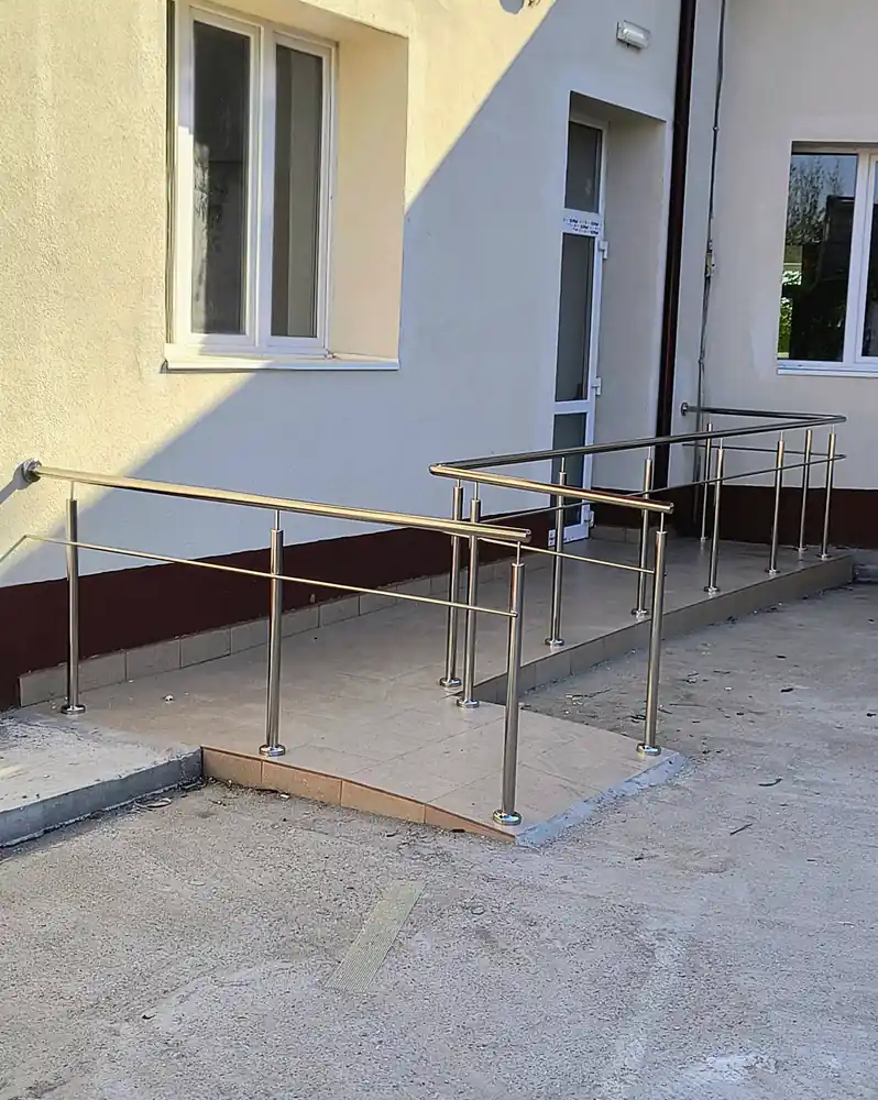 Balustrade inox clasice în Șoldanu, Călărași - model realizat de Real Inox