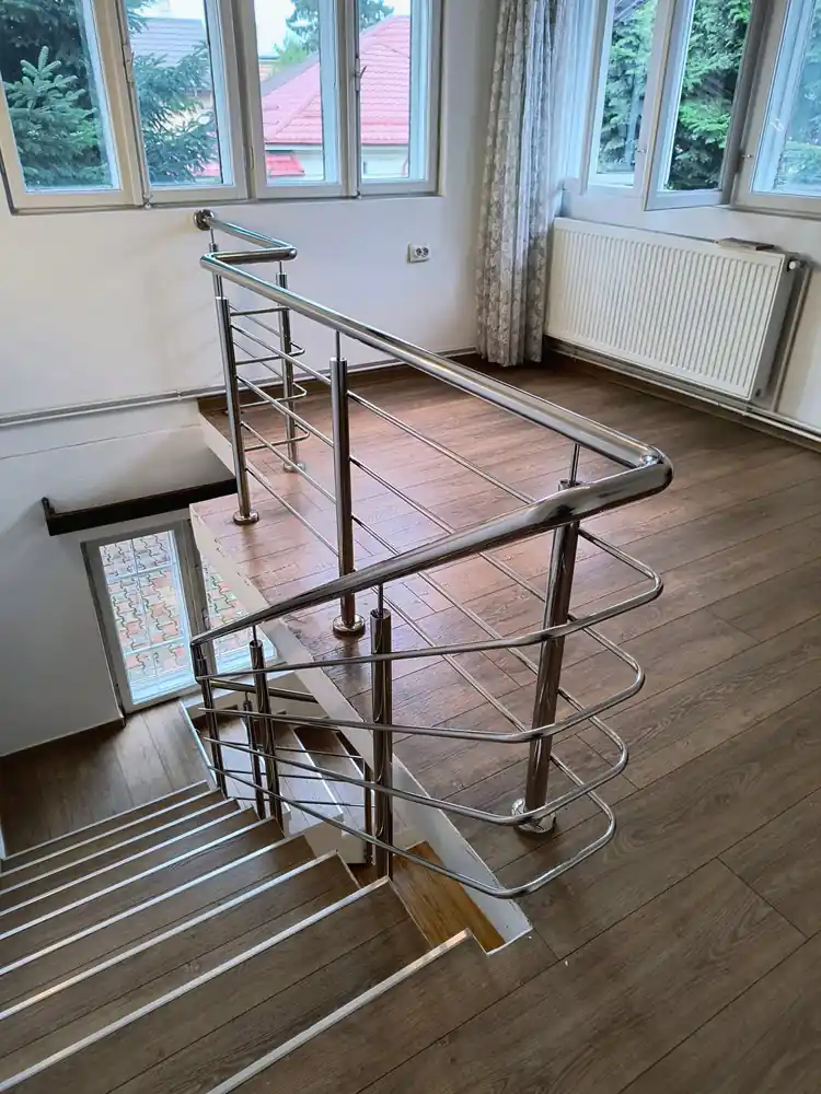 Balustrade inox cu model în Bărcănești, Prahova - model realizat de Real Inox