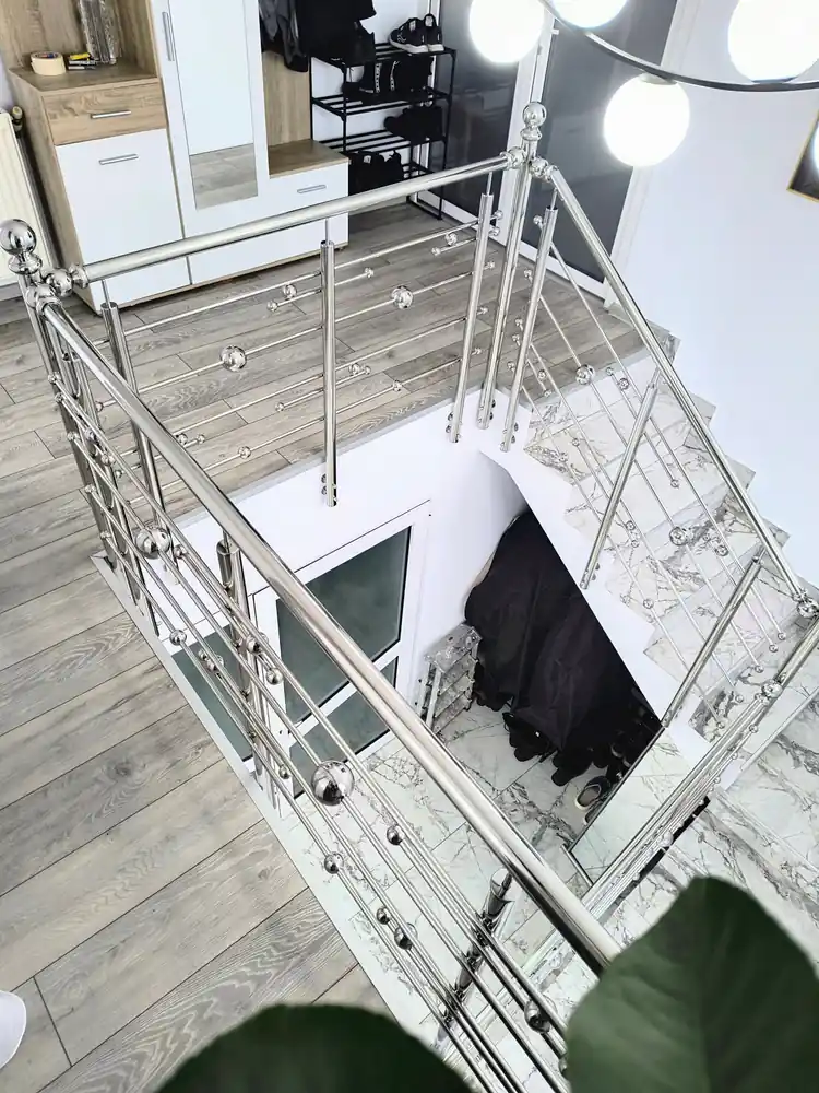 Balustrade inox cu model în Comana, Giurgiu - model realizat de Real Inox