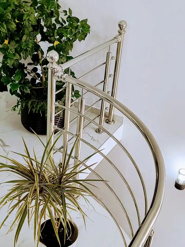 Balustrade inox moderne în Cernica, Ilfov - model realizat de Real Inox