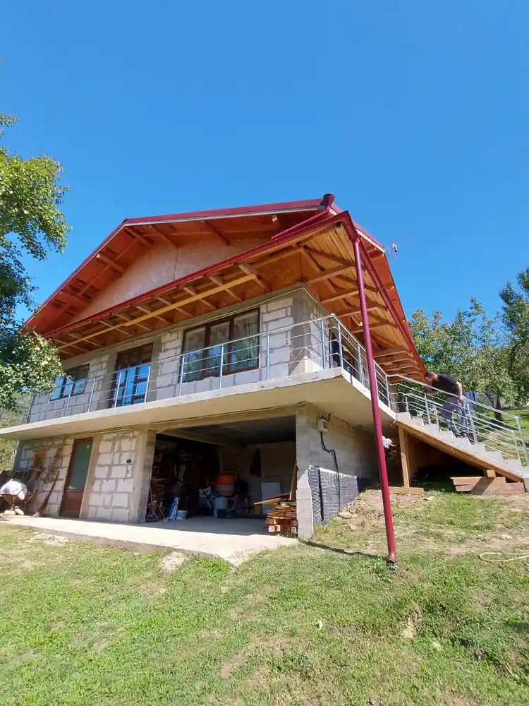 Balustrade inox pentru scări exterioare în Cernica, Ilfov - model realizat de Real Inox