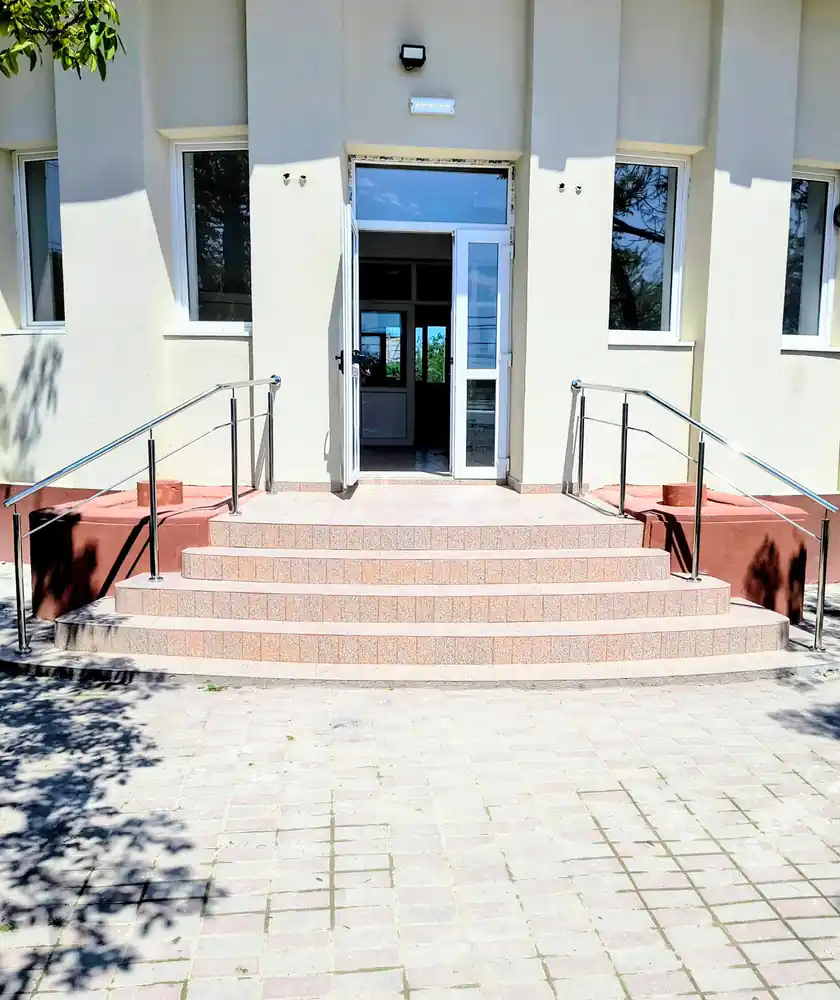 Balustradă inox scări exterioare - lucrare Real Inox 38