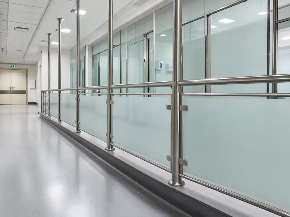 Perete despărțitor din inox - lucrare Real Inox 2