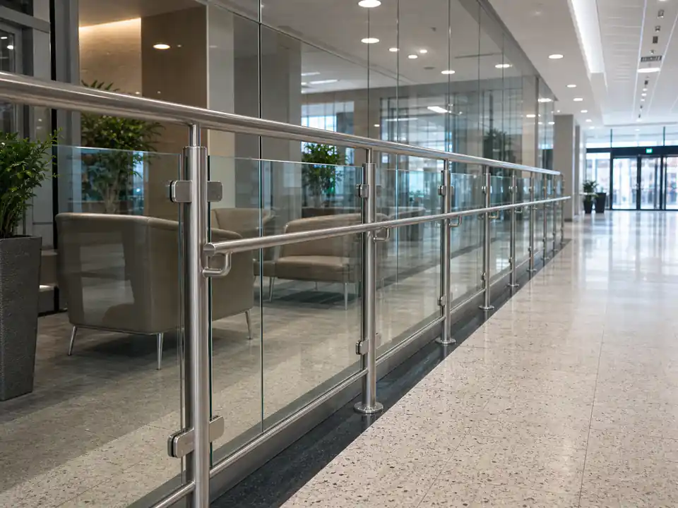 Perete despărțitor din inox - lucrare Real Inox 4